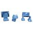 Talavera Toilet Set Azul Colonial